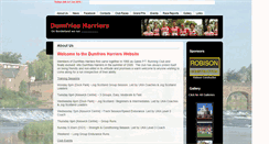 Desktop Screenshot of dumfriesharriers.co.uk